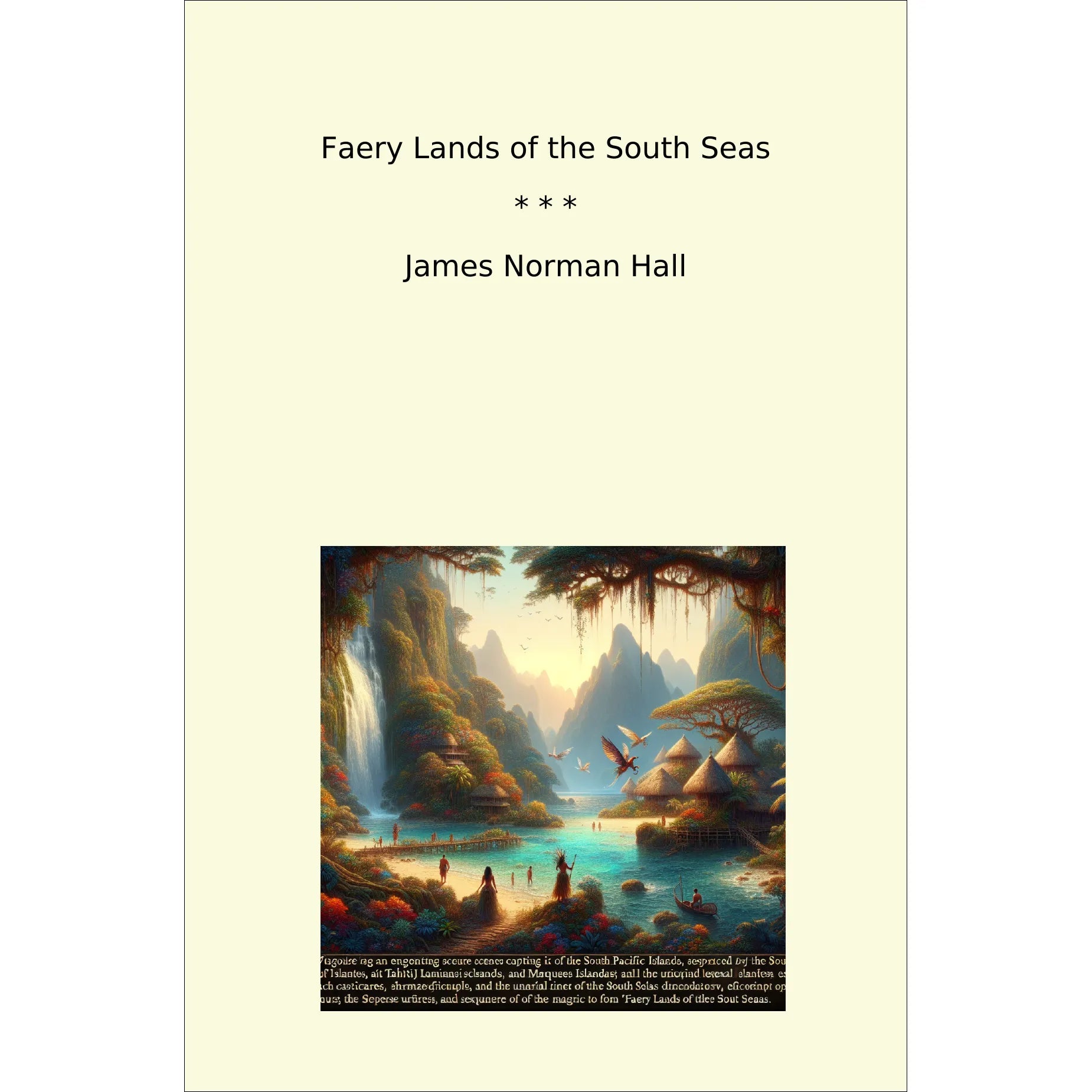 Book cover Faery Lands of the South Seas