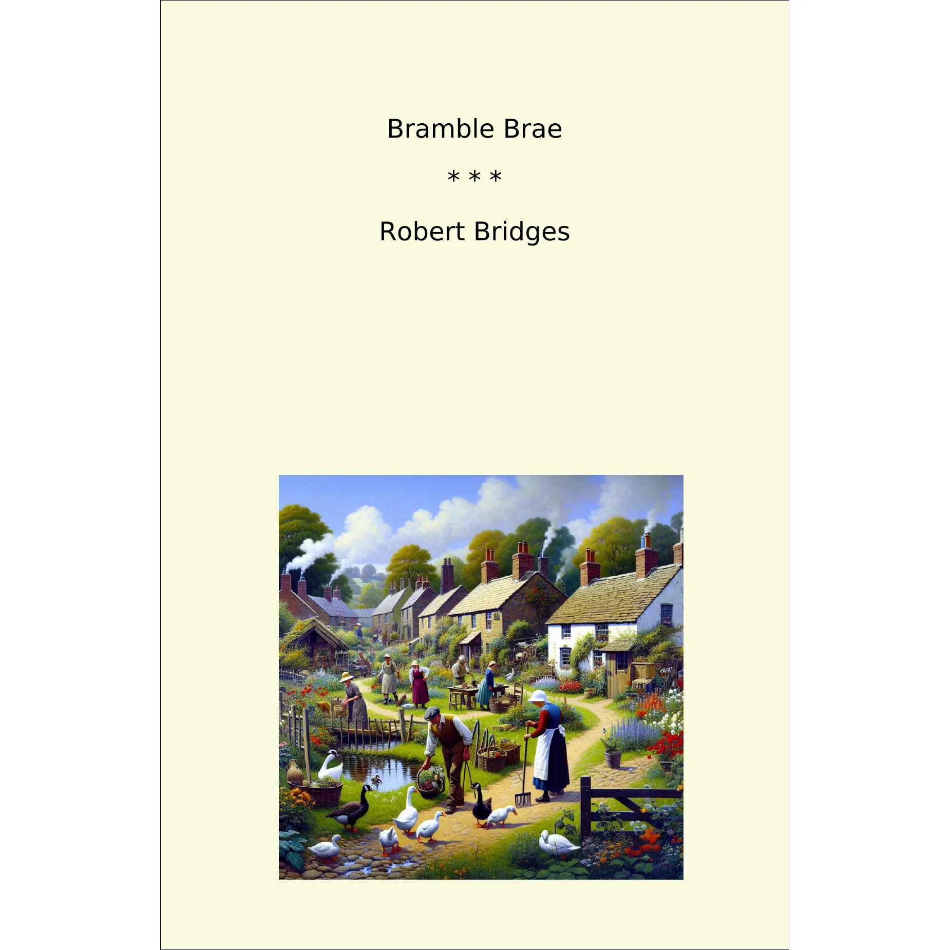 Book cover Bramble Brae