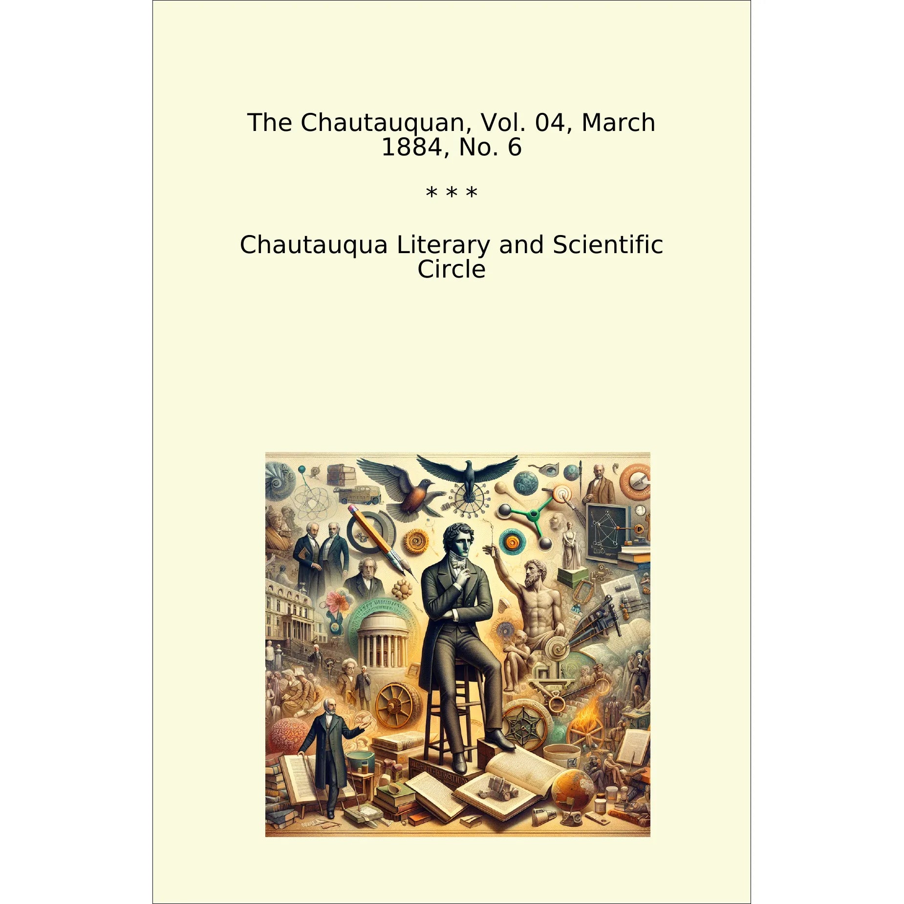 Book cover The Chautauquan, Vol. 04, March 1884, No. 6