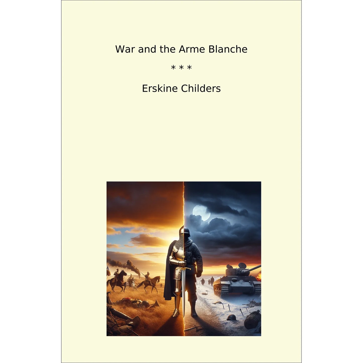 Book cover War and the Arme Blanche