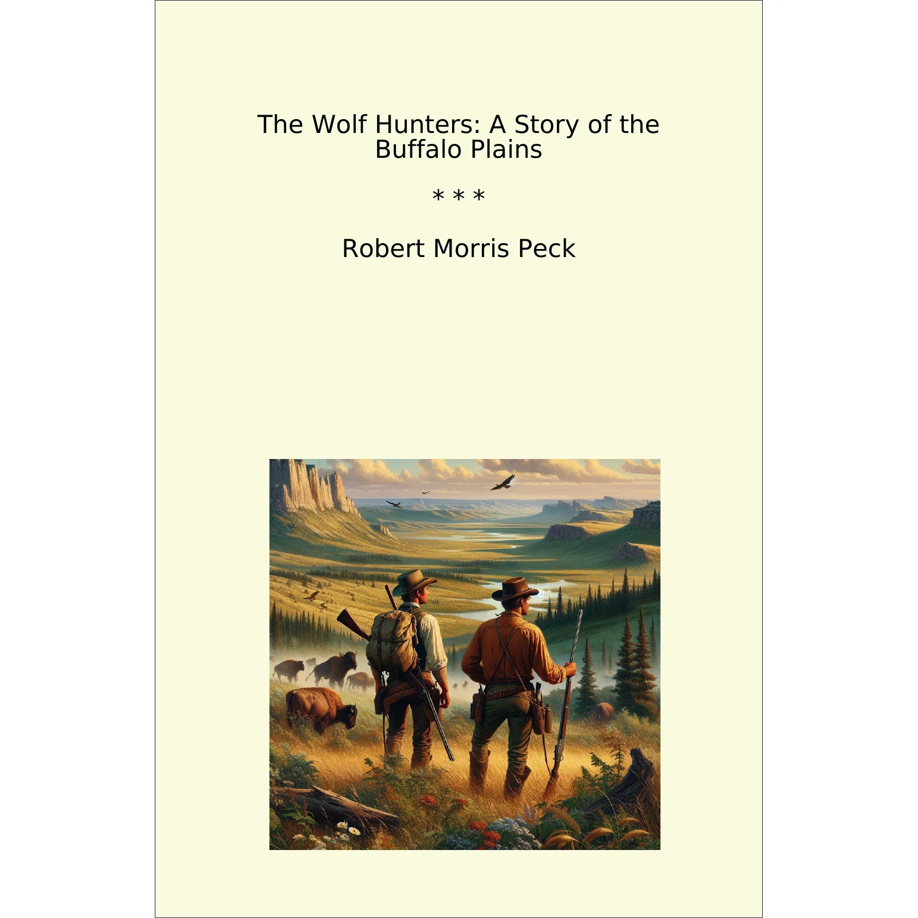 Book cover The Wolf Hunters: A Story of the Buffalo Plains