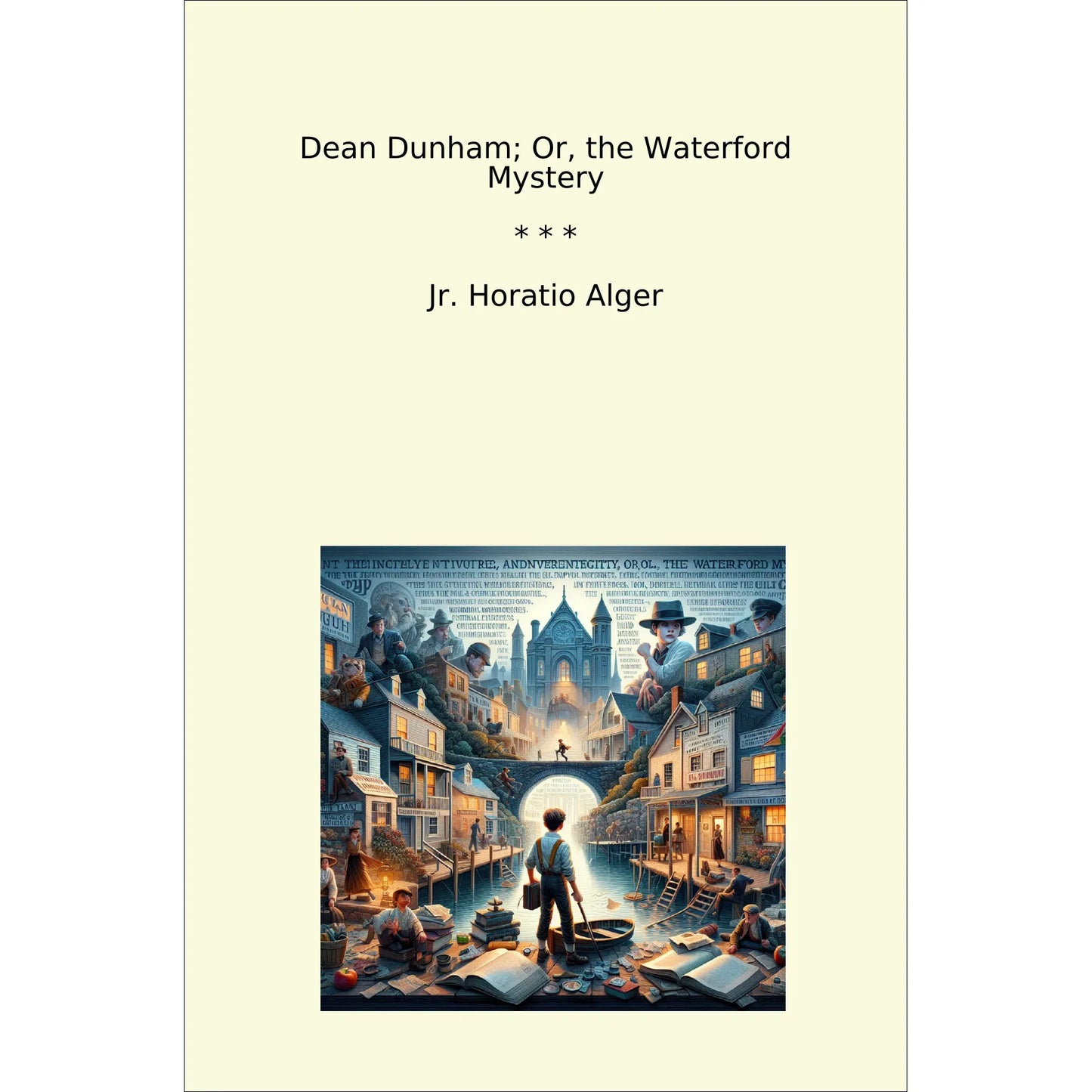 Book cover Dean Dunham; Or, the Waterford Mystery