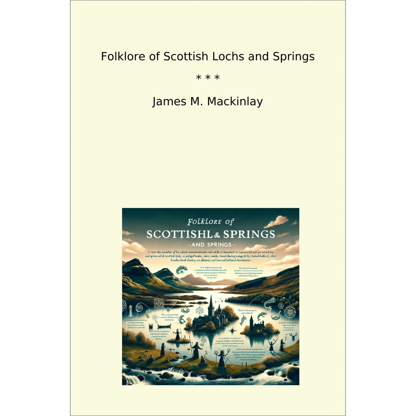 Book cover Folklore of Scottish Lochs and Springs