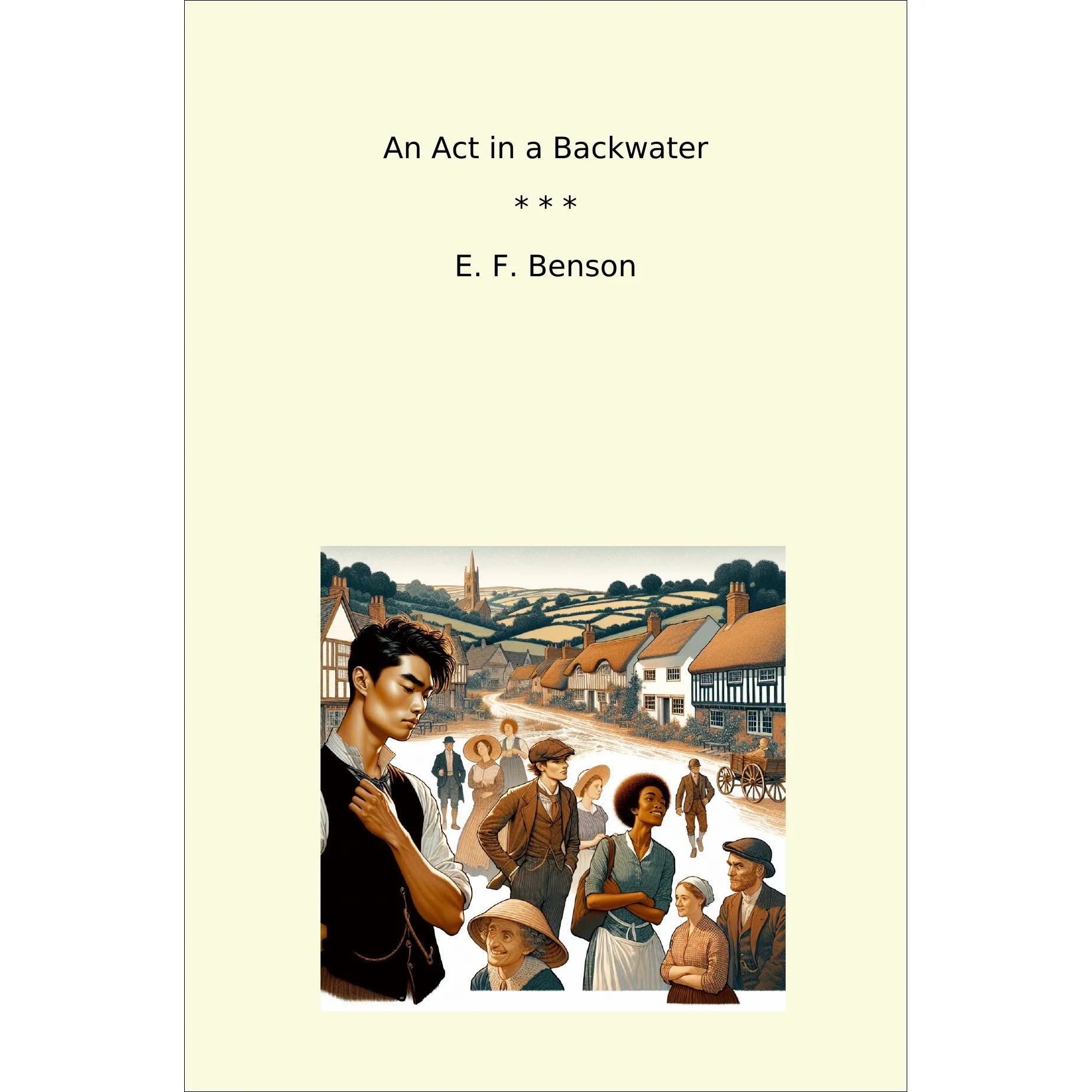 Book cover An Act in a Backwater