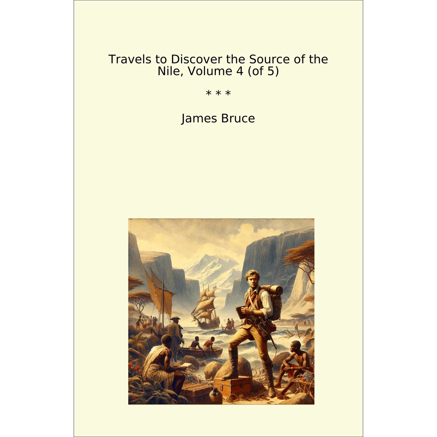 Book cover Travels to Discover the Source of the Nile, Volume 4 (of 5)