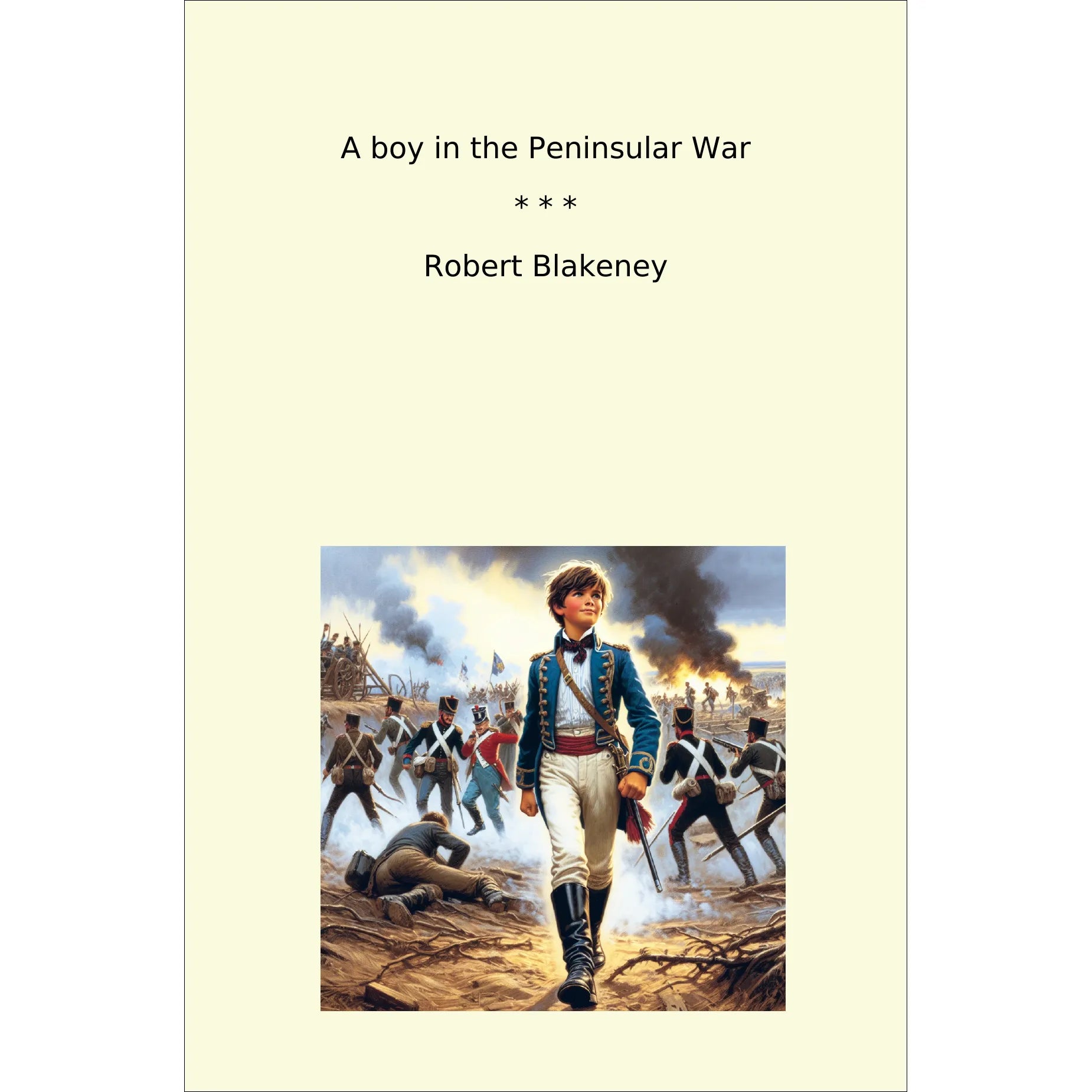 Book cover A boy in the Peninsular War
