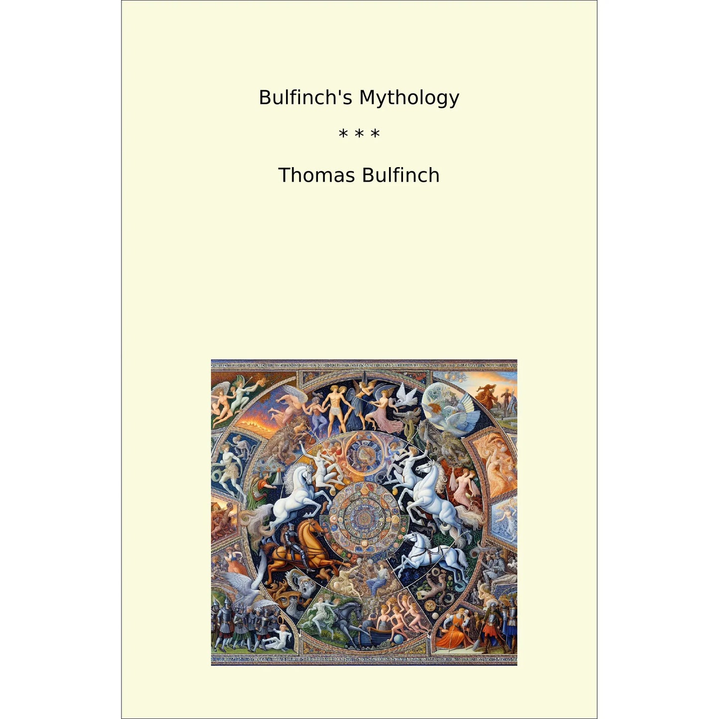 Book cover Bulfinch's Mythology