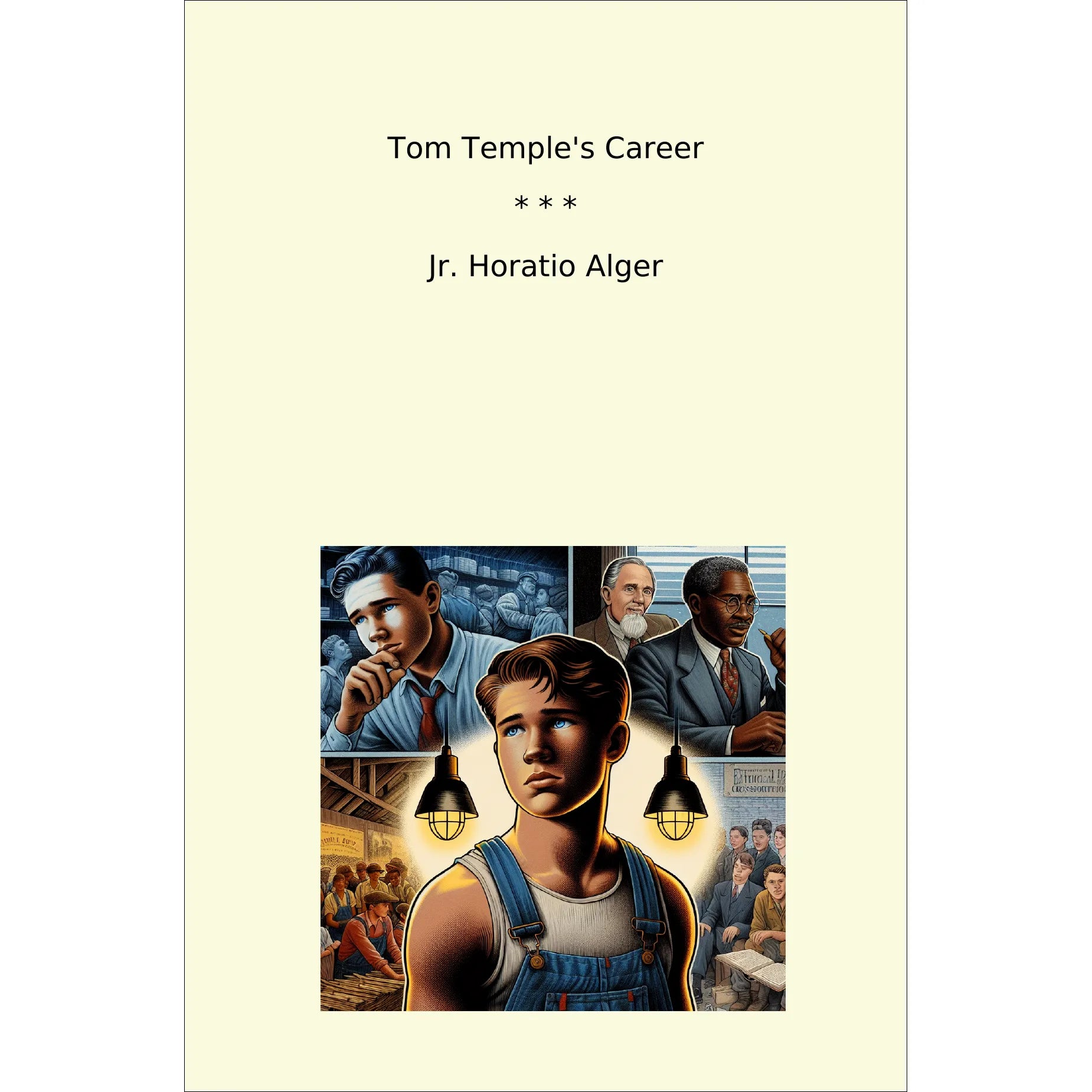 Book cover Tom Temple's Career