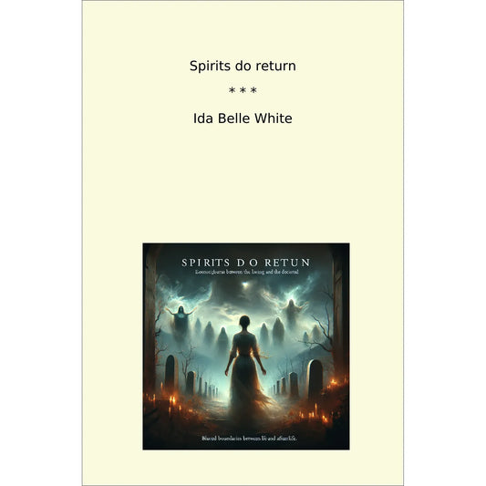 Book cover Spirits do return