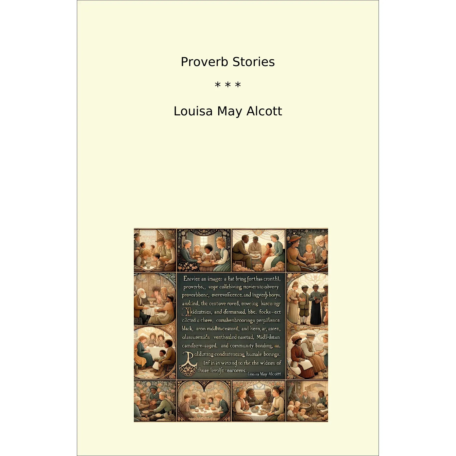 Book cover Proverb Stories