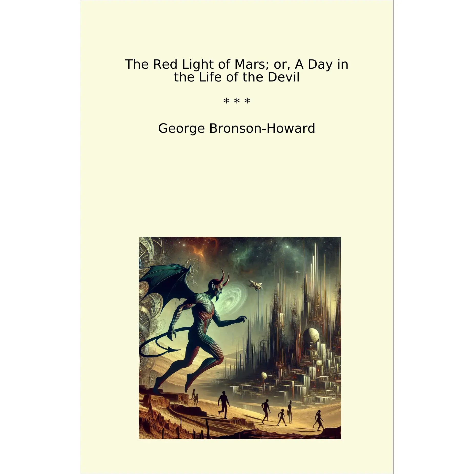Book cover The Red Light of Mars; or, A Day in the Life of the Devil