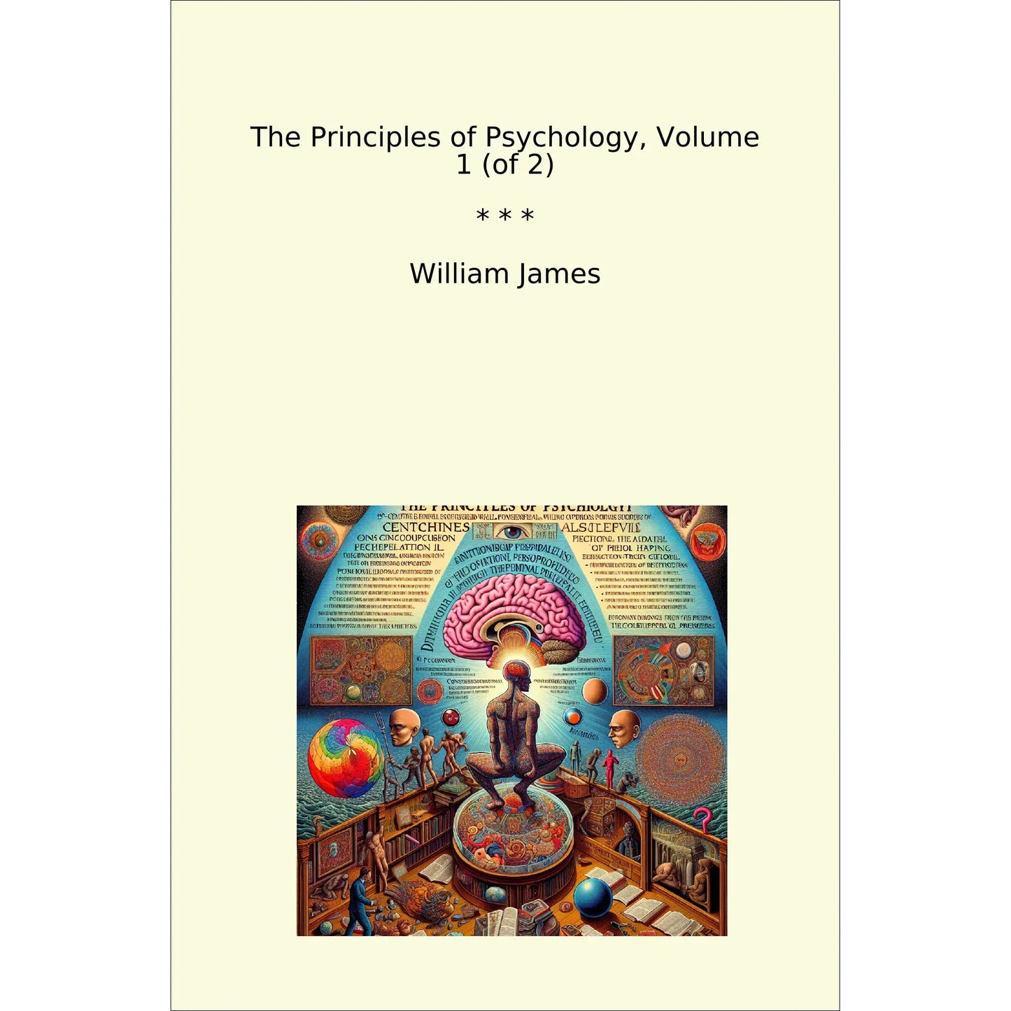 Book cover The Principles of Psychology, Volume 1 (of 2)