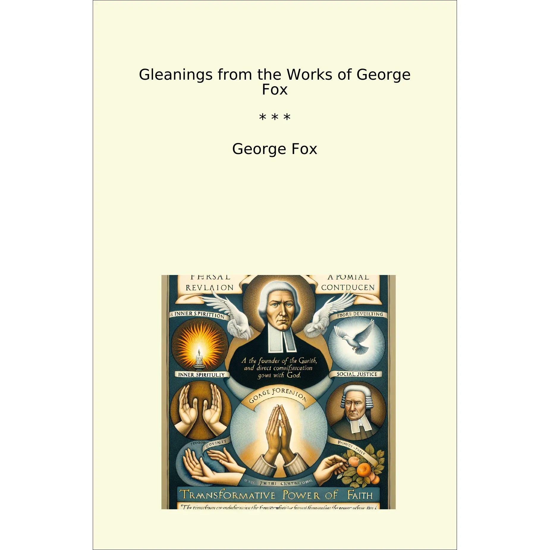 Book cover Gleanings from the Works of George Fox