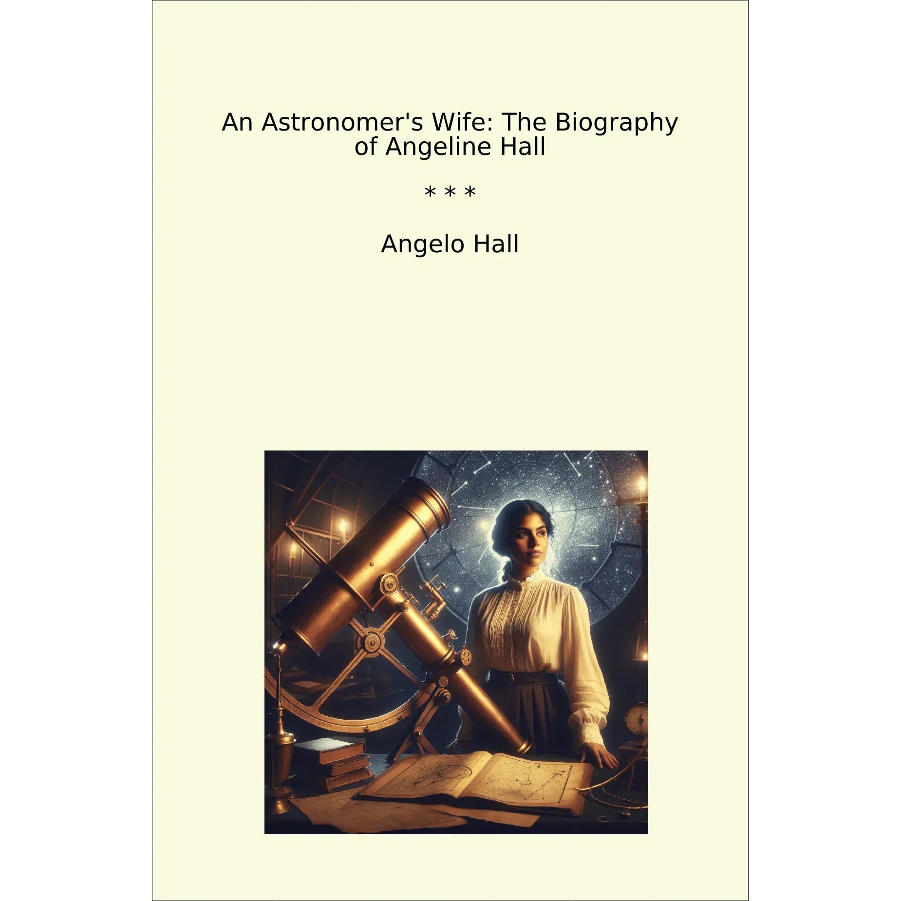 Book cover An Astronomer's Wife: The Biography of Angeline Hall