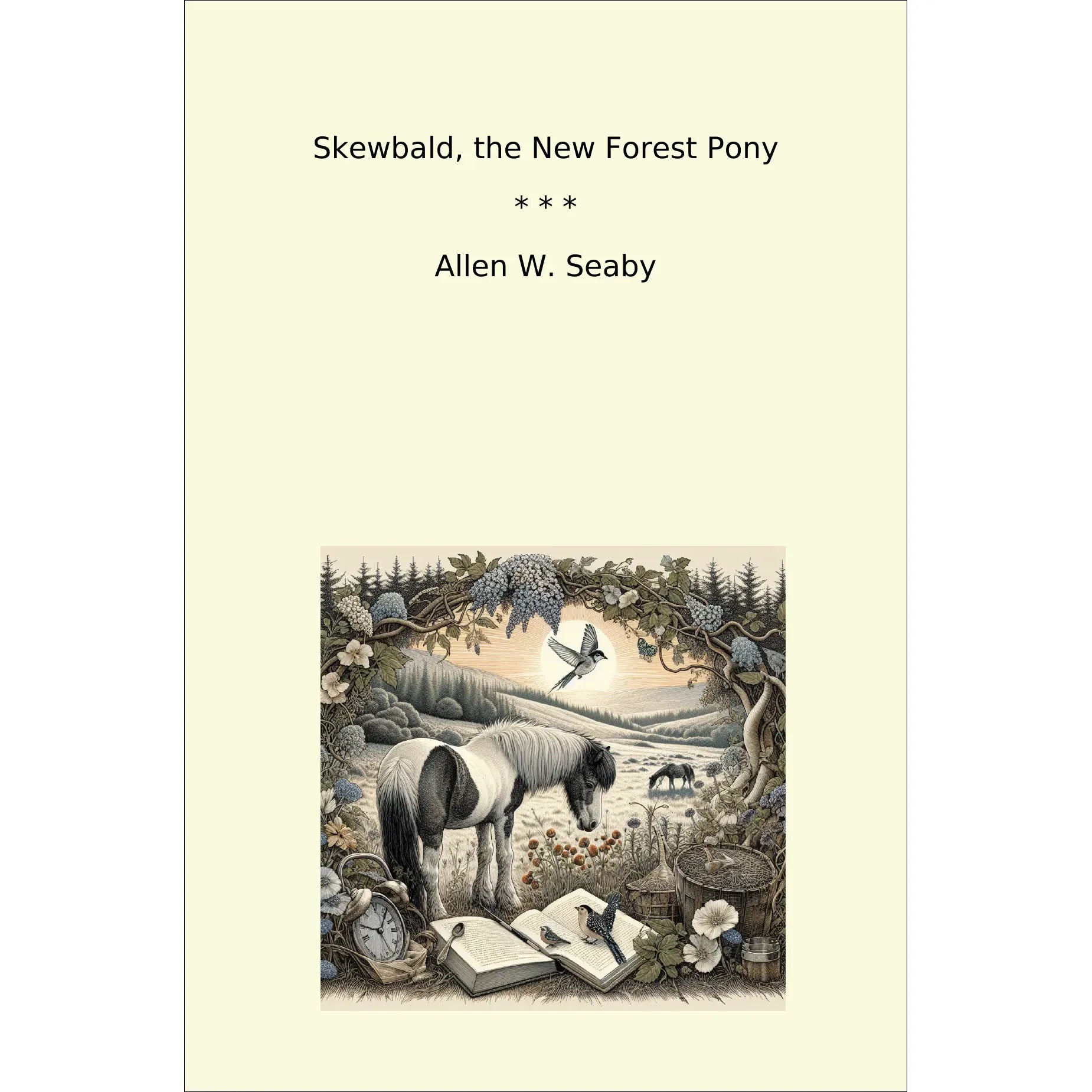 Book cover Skewbald, the New Forest Pony