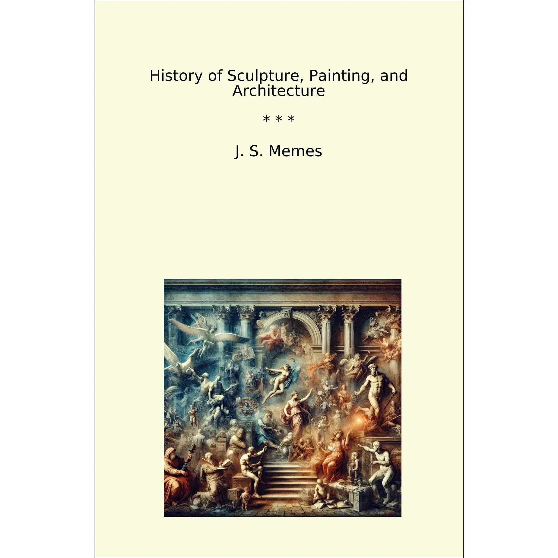 Book cover History of Sculpture, Painting, and Architecture