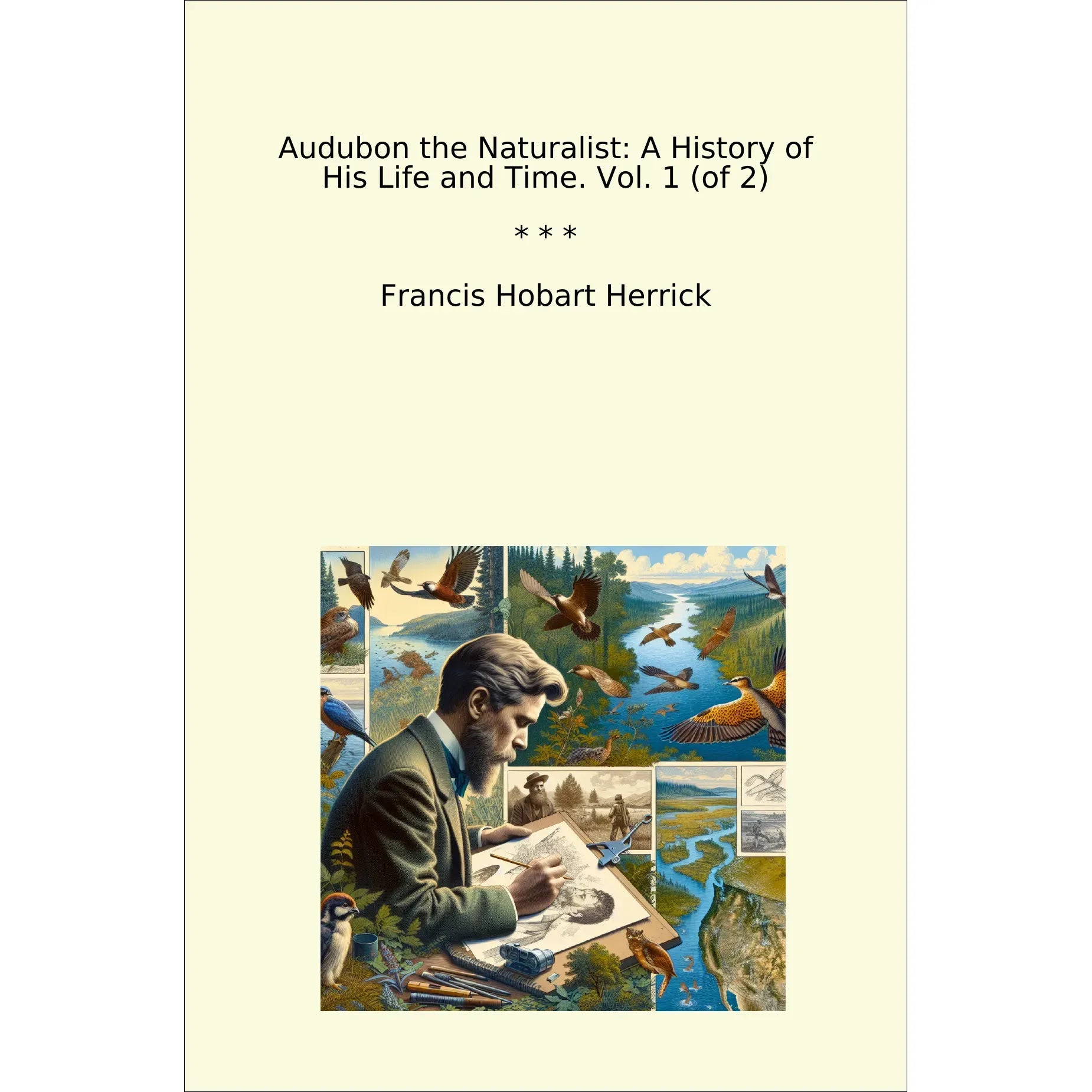 Book cover Audubon the Naturalist: A History of His Life and Time. Vol. 1 (of 2)