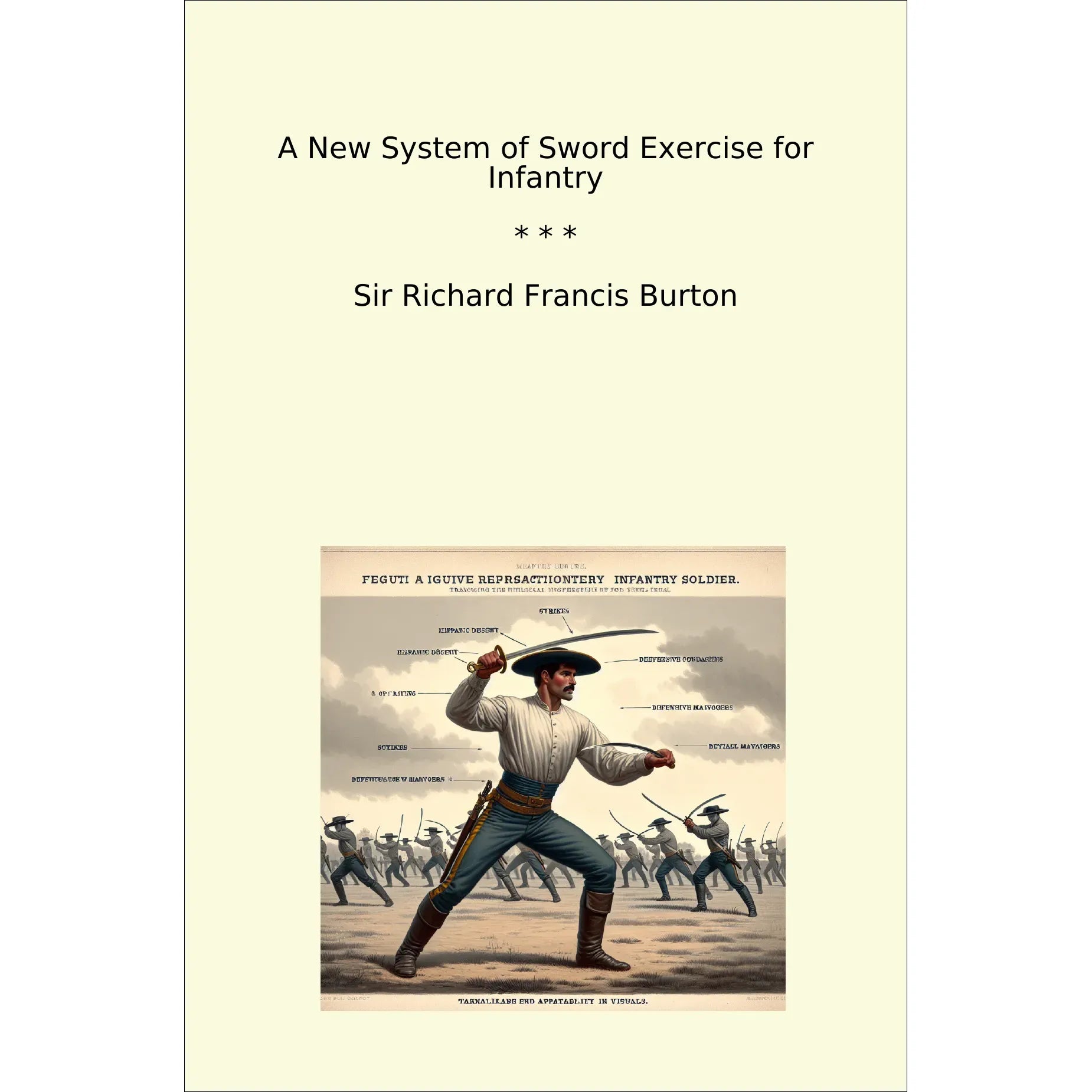 Book cover A New System of Sword Exercise for Infantry