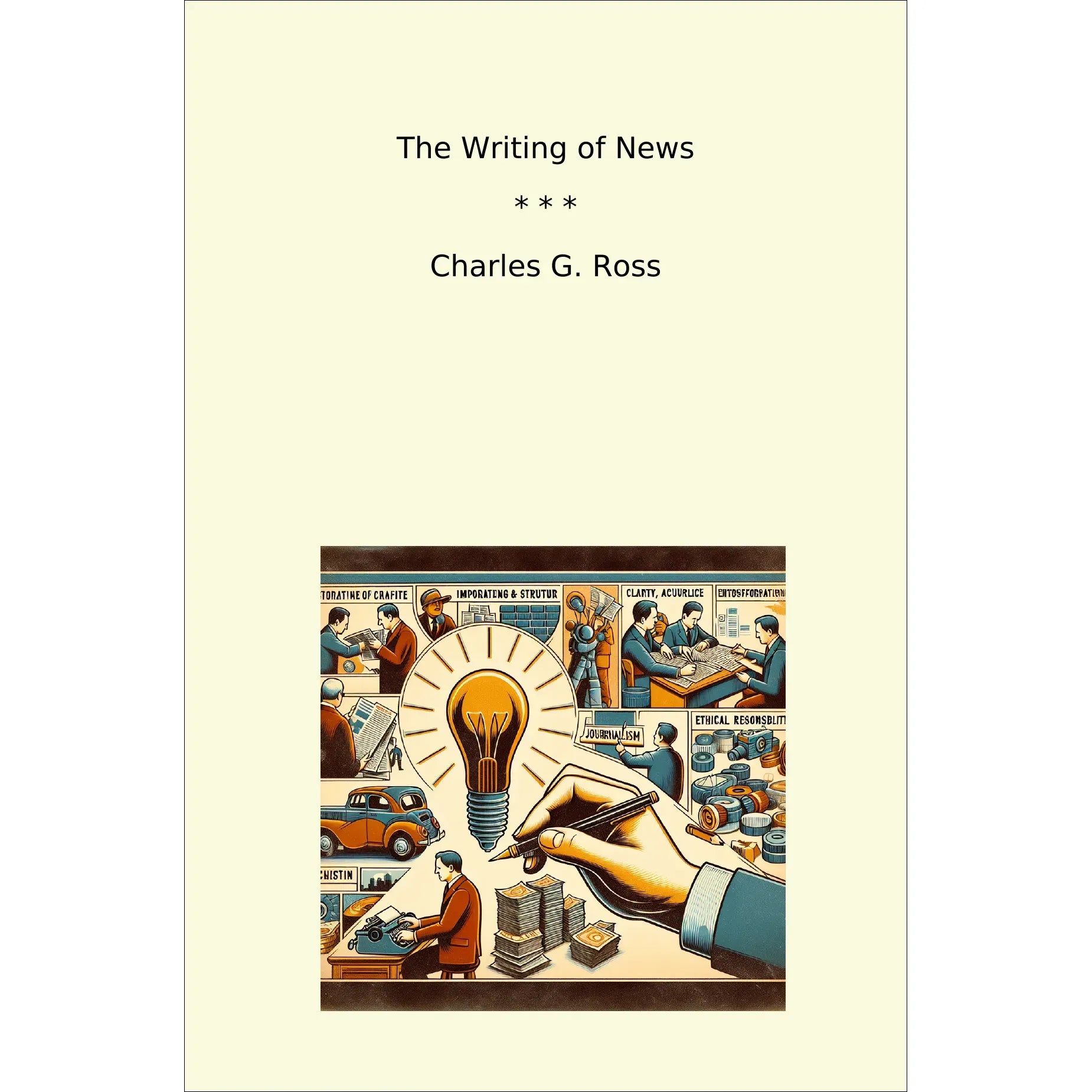 Book cover The Writing of News