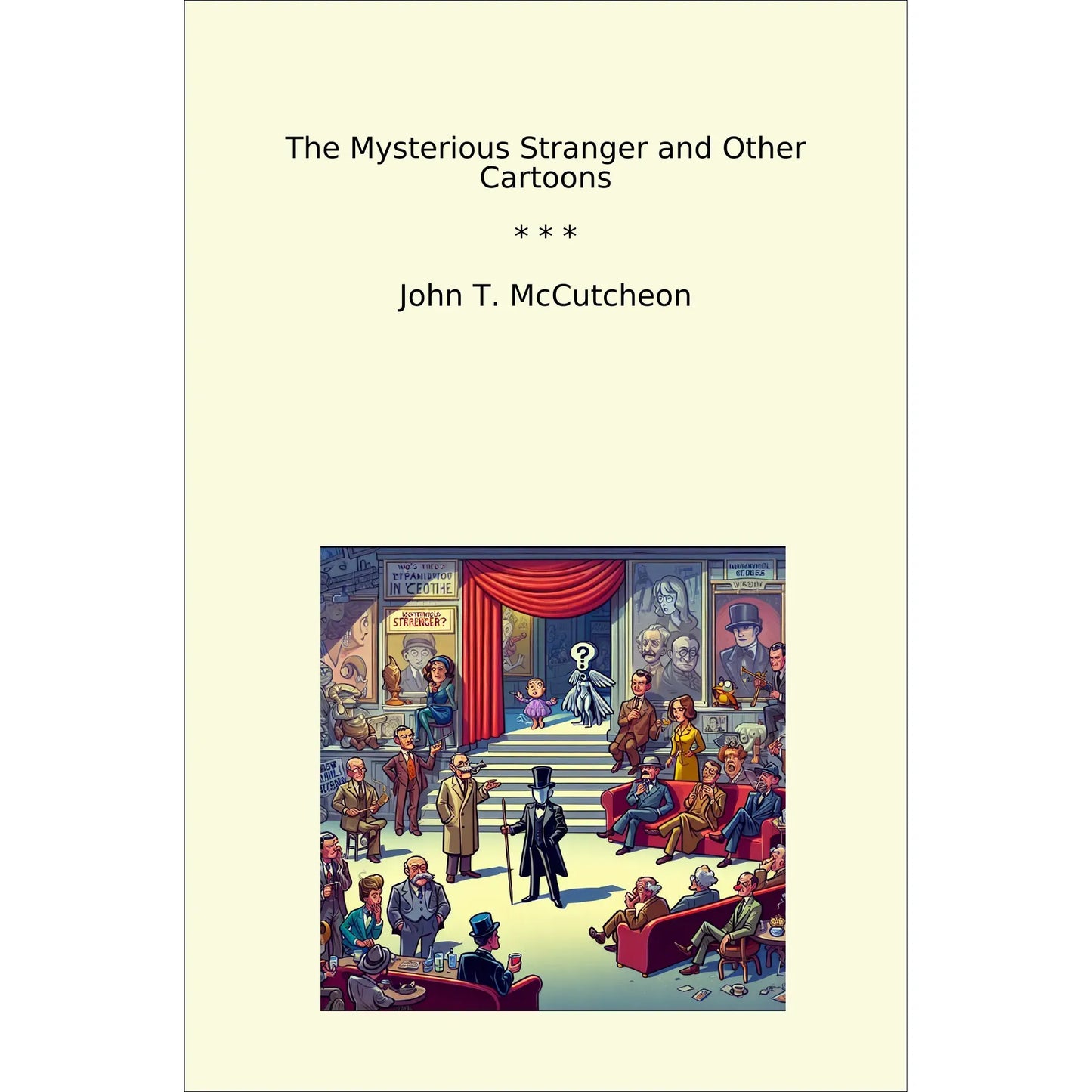 Book cover The Mysterious Stranger and Other Cartoons