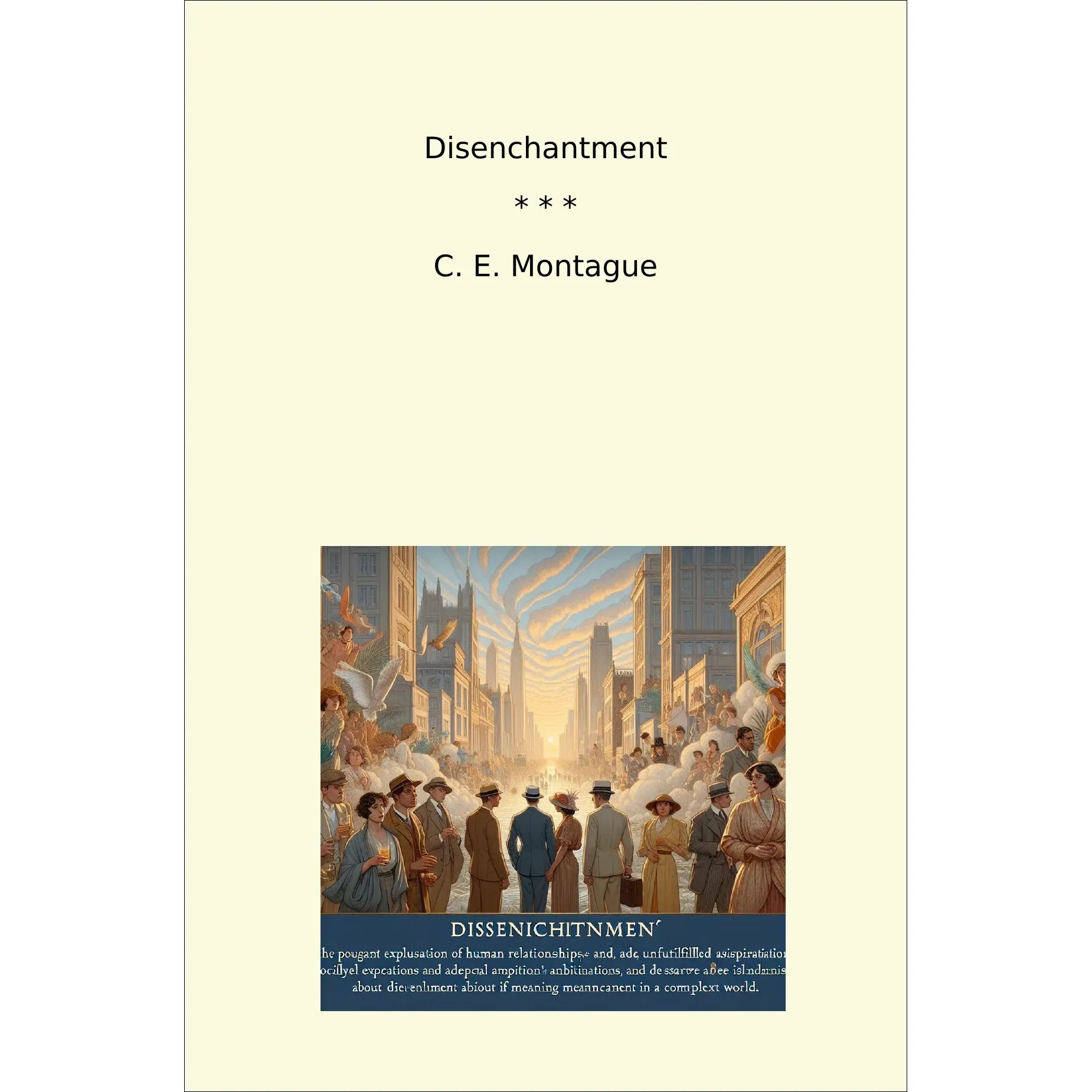 Book cover Disenchantment