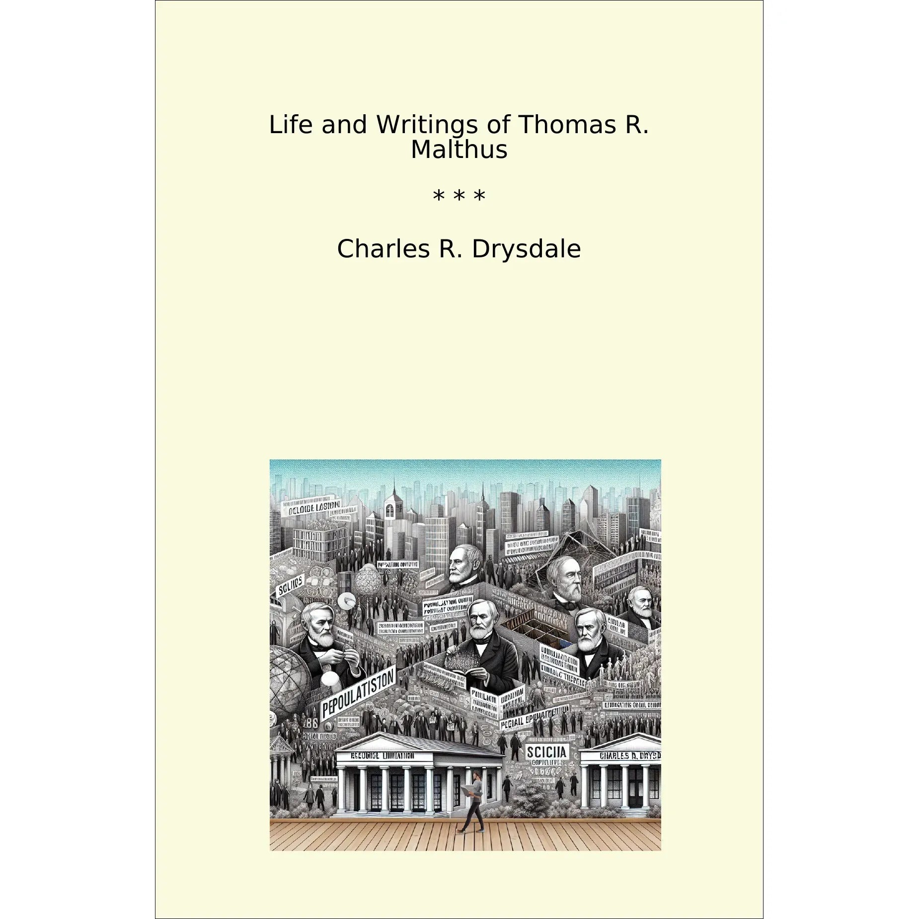 Book cover Life and Writings of Thomas R. Malthus