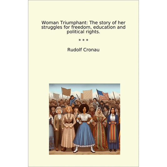Book cover Woman Triumphant: The story of her struggles for freedom, education and political rights.