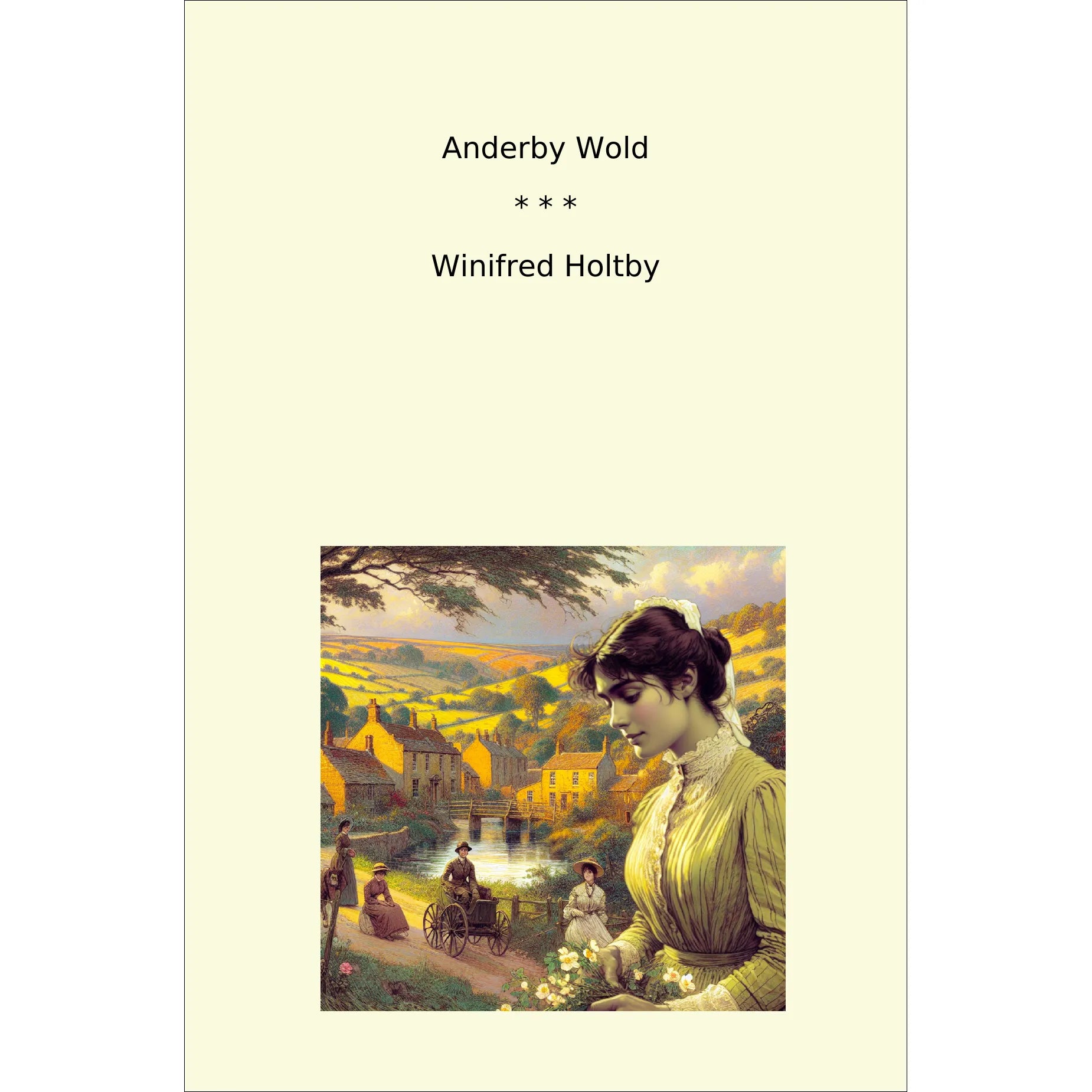 Book cover Anderby Wold