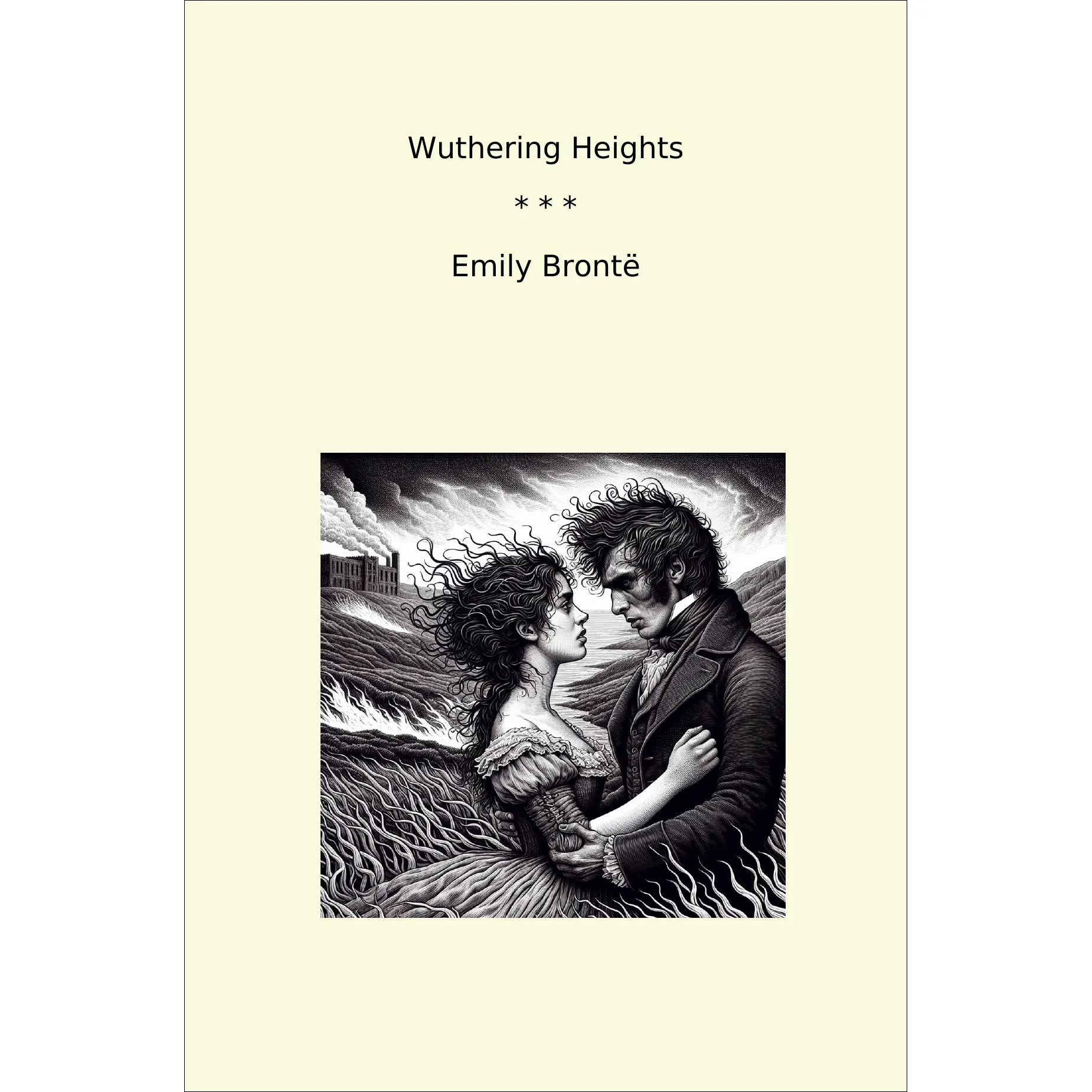 Book cover Wuthering Heights