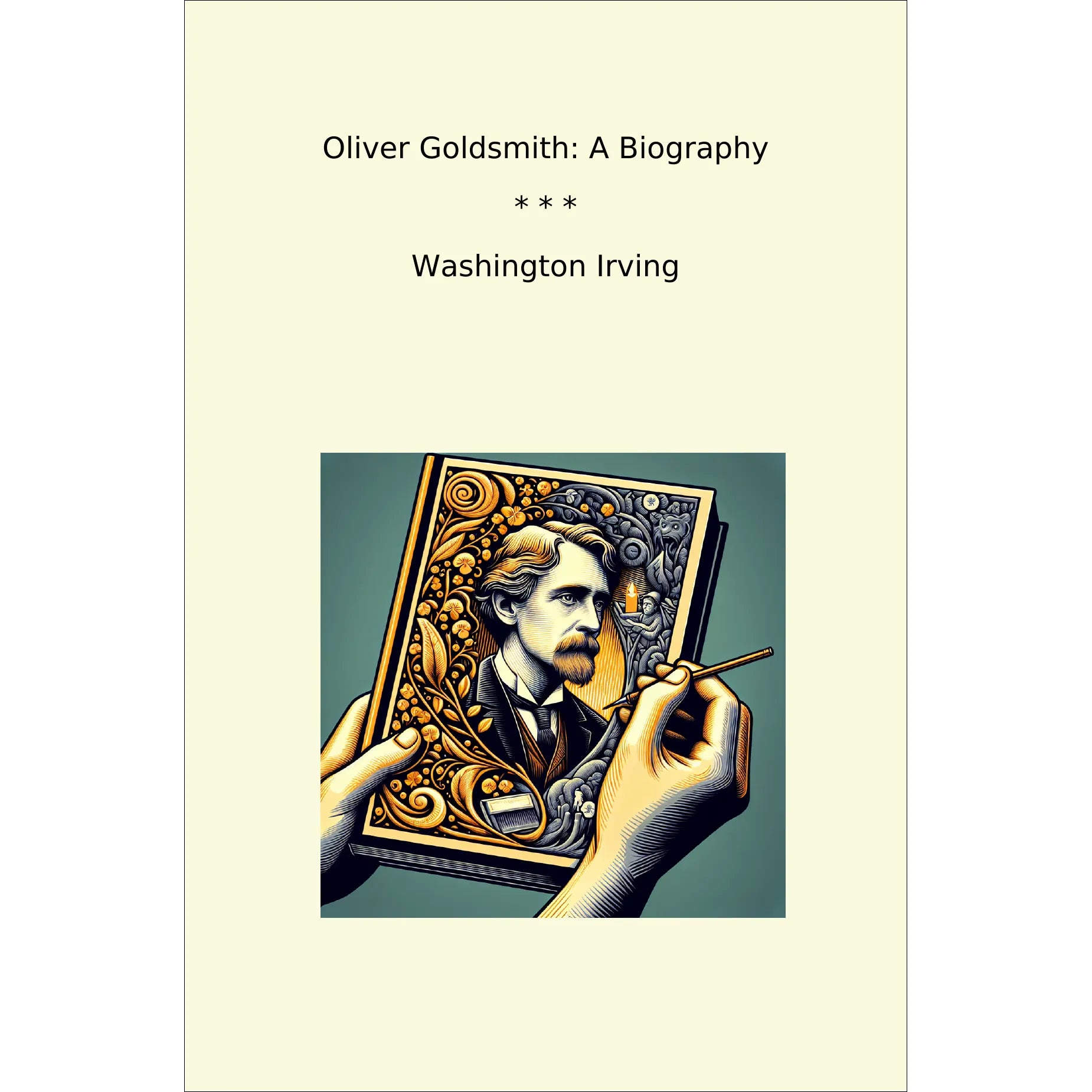 Book cover Oliver Goldsmith: A Biography